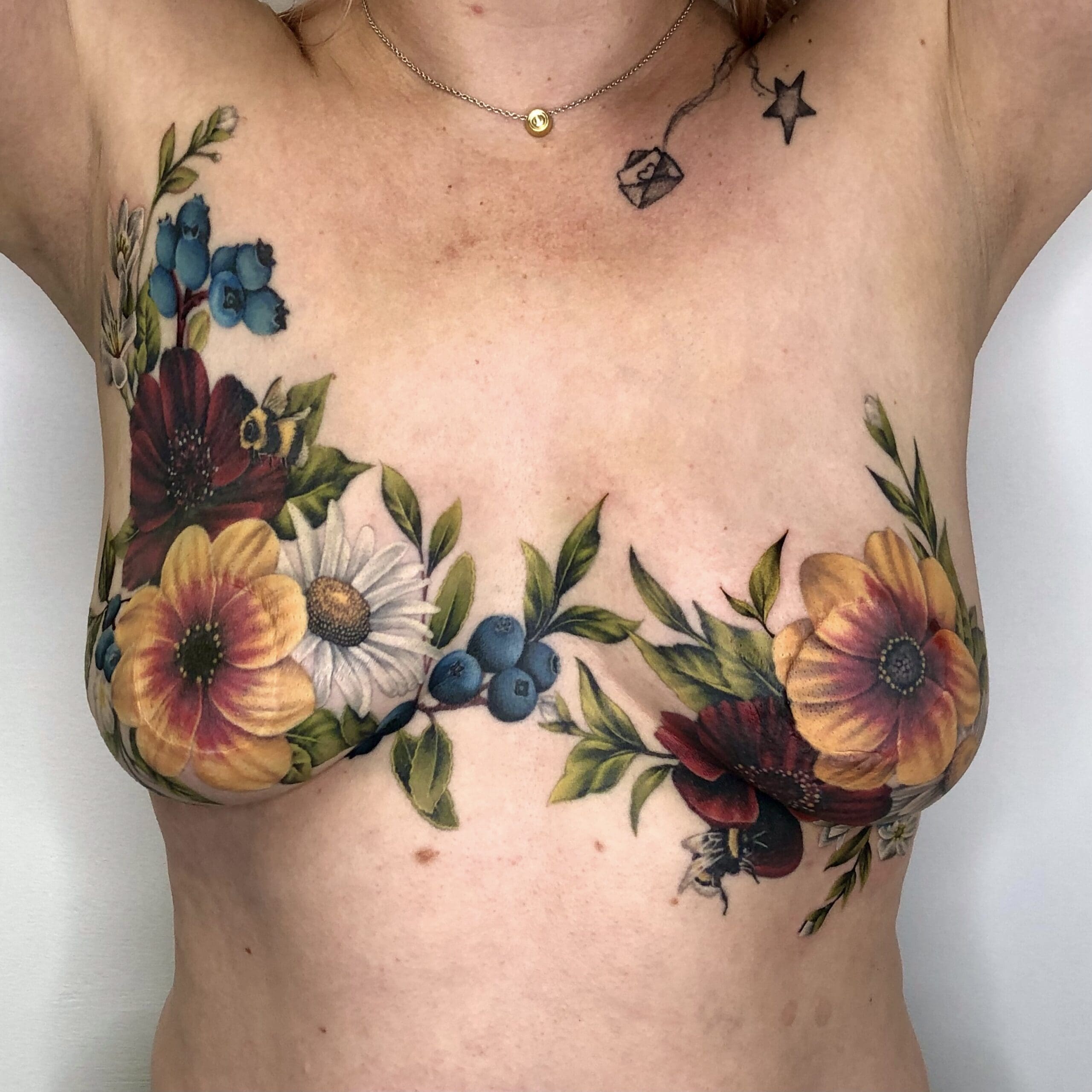 VIDEO: Where Mastectomy Scars Raged, A Tattooed Garden Blooms : Shots -  Health News : NPR